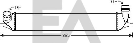 EACLIMA 36A60035 - Интеркулер (охладител за въздуха на турбината) vvparts.bg