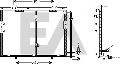 EACLIMA 30C50019 - Кондензатор, климатизация vvparts.bg