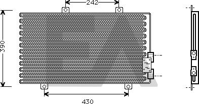 EACLIMA 30C03004 - Кондензатор, климатизация vvparts.bg