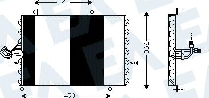 EACLIMA 30C25065 - Кондензатор, климатизация vvparts.bg