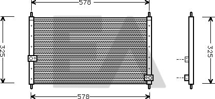 EACLIMA 30C26001 - Кондензатор, климатизация vvparts.bg