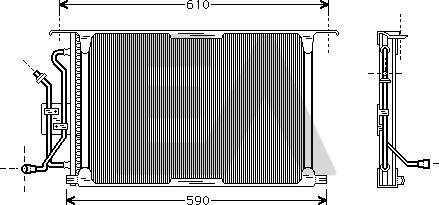 EACLIMA 30C22009 - Кондензатор, климатизация vvparts.bg