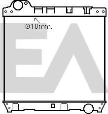 EACLIMA 31R45044 - Радиатор, охлаждане на двигателя vvparts.bg