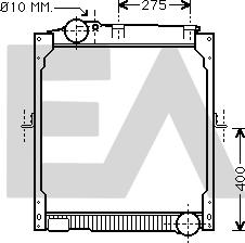 EACLIMA 31R45012 - Радиатор, охлаждане на двигателя vvparts.bg