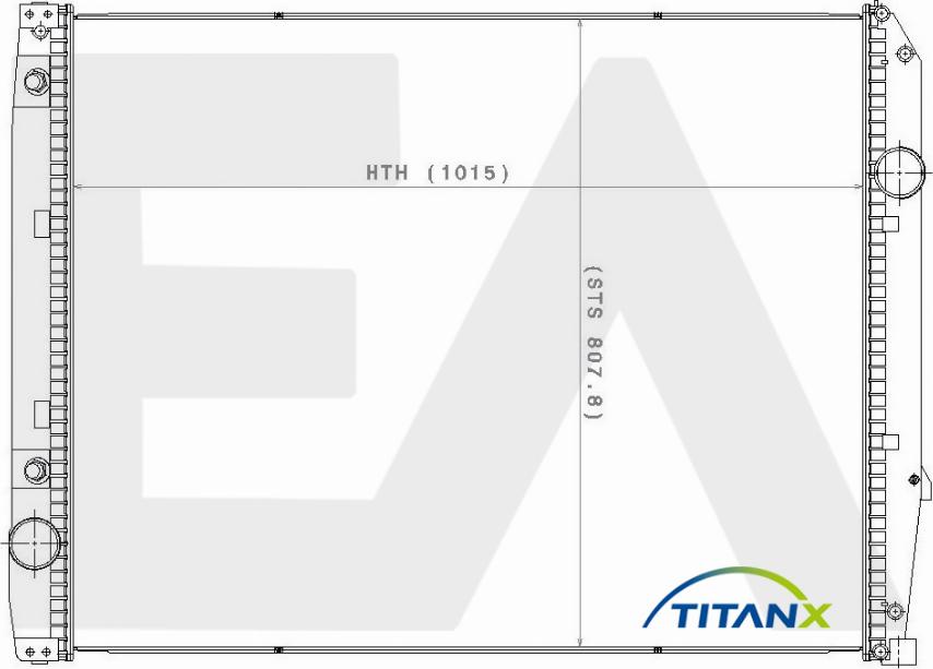 EACLIMA 31R45081T - Радиатор, охлаждане на двигателя vvparts.bg