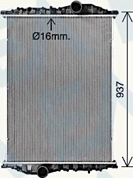 EACLIMA 31R47039 - Радиатор, охлаждане на двигателя vvparts.bg