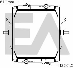 EACLIMA 31R59021 - Радиатор, охлаждане на двигателя vvparts.bg