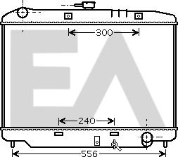 EACLIMA 31R54088 - Радиатор, охлаждане на двигателя vvparts.bg