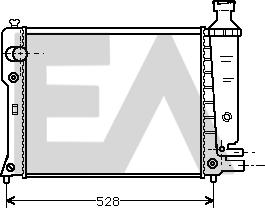 EACLIMA 31R55066 - Радиатор, охлаждане на двигателя vvparts.bg