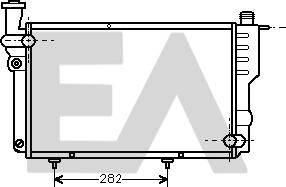 EACLIMA 31R55068 - Радиатор, охлаждане на двигателя vvparts.bg