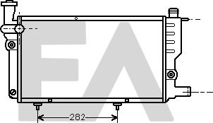 EACLIMA 31R55067 - Радиатор, охлаждане на двигателя vvparts.bg