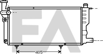 EACLIMA 31R55024 - Радиатор, охлаждане на двигателя vvparts.bg