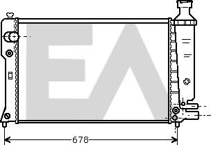 EACLIMA 31R55023 - Радиатор, охлаждане на двигателя vvparts.bg