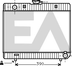 EACLIMA 31R50047 - Радиатор, охлаждане на двигателя vvparts.bg