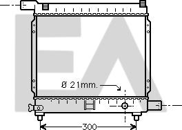 EACLIMA 31R50066 - Радиатор, охлаждане на двигателя vvparts.bg