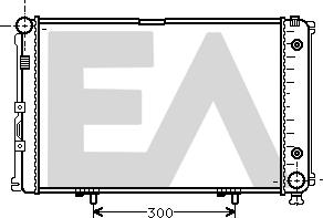 EACLIMA 31R50014 - Радиатор, охлаждане на двигателя vvparts.bg