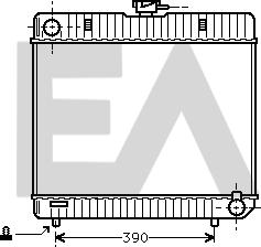 EACLIMA 31R50026 - Радиатор, охлаждане на двигателя vvparts.bg