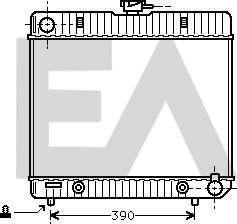 EACLIMA 31R50033 - Радиатор, охлаждане на двигателя vvparts.bg