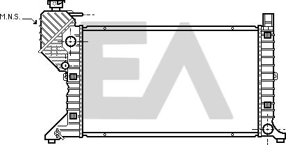 EACLIMA 31R50154 - Радиатор, охлаждане на двигателя vvparts.bg