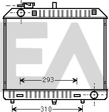 EACLIMA 31R50117 - Радиатор, охлаждане на двигателя vvparts.bg