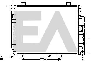 EACLIMA 31R50124 - Радиатор, охлаждане на двигателя vvparts.bg