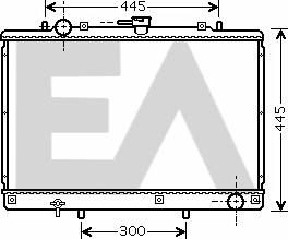 EACLIMA 31R51094 - Радиатор, охлаждане на двигателя vvparts.bg