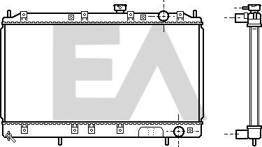 EACLIMA 31R51065 - Радиатор, охлаждане на двигателя vvparts.bg