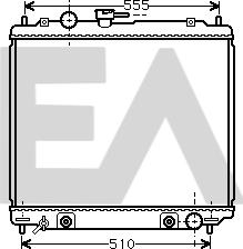 EACLIMA 31R51062 - Радиатор, охлаждане на двигателя vvparts.bg