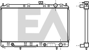 EACLIMA 31R51067 - Радиатор, охлаждане на двигателя vvparts.bg