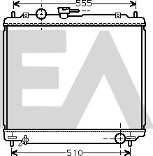EACLIMA 31R51002 - Радиатор, охлаждане на двигателя vvparts.bg