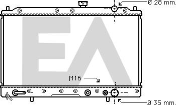 EACLIMA 31R51012 - Радиатор, охлаждане на двигателя vvparts.bg