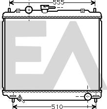EACLIMA 31R51089 - Радиатор, охлаждане на двигателя vvparts.bg