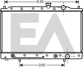 EACLIMA 31R51034 - Радиатор, охлаждане на двигателя vvparts.bg