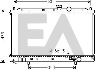 EACLIMA 31R51020 - Радиатор, охлаждане на двигателя vvparts.bg