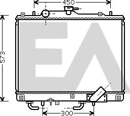 EACLIMA 31R51071 - Радиатор, охлаждане на двигателя vvparts.bg