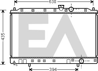 EACLIMA 31R51113 - Радиатор, охлаждане на двигателя vvparts.bg