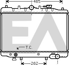 EACLIMA 31R52009 - Радиатор, охлаждане на двигателя vvparts.bg