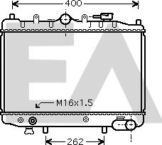 EACLIMA 31R52008 - Радиатор, охлаждане на двигателя vvparts.bg