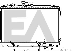 EACLIMA 31R52021 - Радиатор, охлаждане на двигателя vvparts.bg