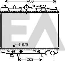 EACLIMA 31R52012 - Радиатор, охлаждане на двигателя vvparts.bg