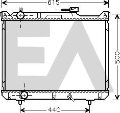 EACLIMA 31R69041 - Радиатор, охлаждане на двигателя vvparts.bg