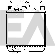 EACLIMA 31R69008 - Радиатор, охлаждане на двигателя vvparts.bg