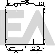 EACLIMA 31R69014 - Радиатор, охлаждане на двигателя vvparts.bg