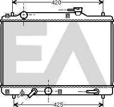 EACLIMA 31R69031 - Радиатор, охлаждане на двигателя vvparts.bg