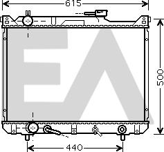 EACLIMA 31R69038 - Радиатор, охлаждане на двигателя vvparts.bg