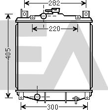 EACLIMA 31R69032 - Радиатор, охлаждане на двигателя vvparts.bg