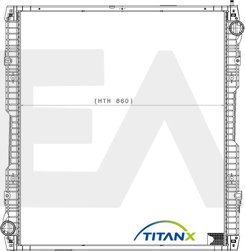 EACLIMA 31R63008T - Радиатор, охлаждане на двигателя vvparts.bg