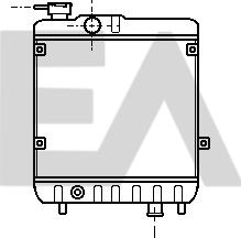 EACLIMA 31R67009 - Радиатор, охлаждане на двигателя vvparts.bg
