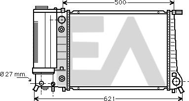 EACLIMA 31R07049 - Радиатор, охлаждане на двигателя vvparts.bg