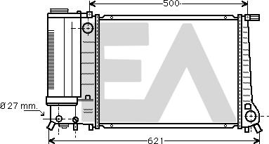 EACLIMA 31R07044 - Радиатор, охлаждане на двигателя vvparts.bg